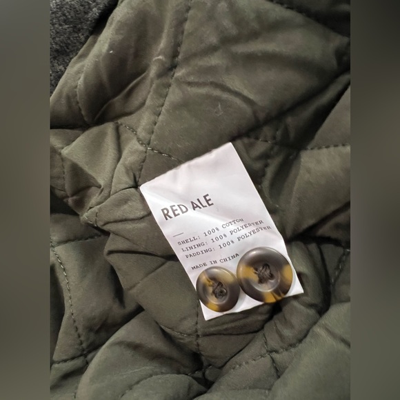 NEW men gray jacket with buttons Small by Red Ale - Picture 5 of 5